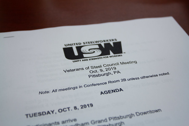 2019 Veterans of Steel Council Meeting